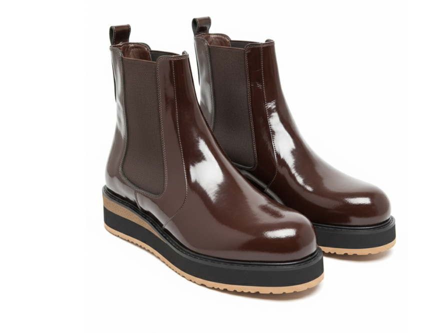 VELLE Milano Chelsea Boot – Dark Brown