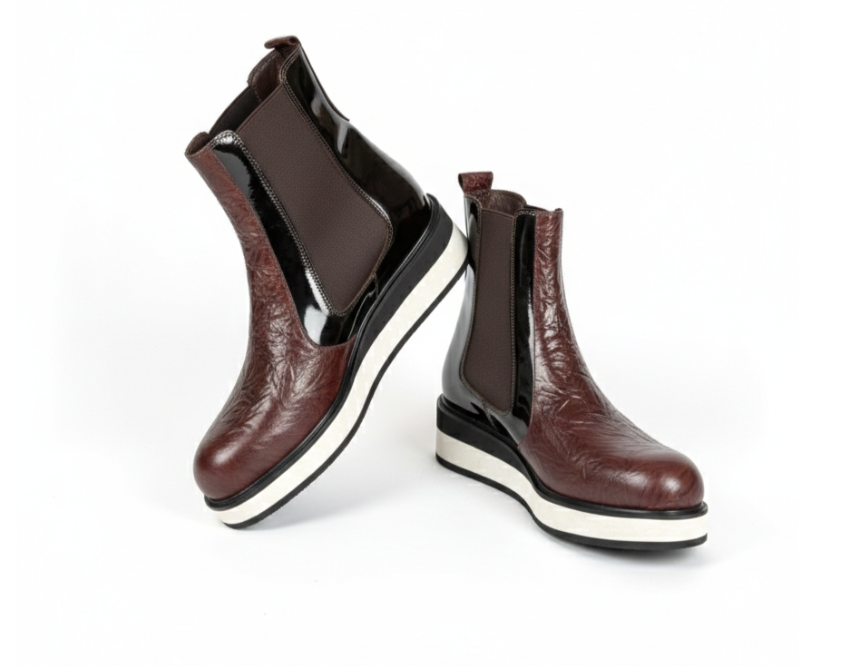 VELLE Milano Hybrid Chelsea Boot – Brown