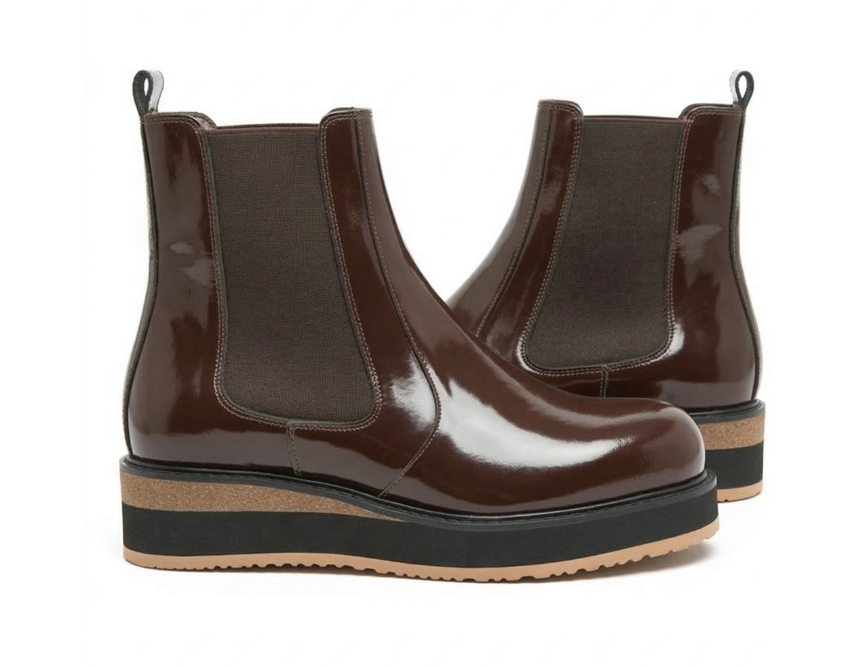 VELLE Milano Chelsea Boot – Dark Brown