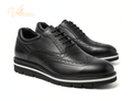 VELLE Milano Wingtip Derby – black